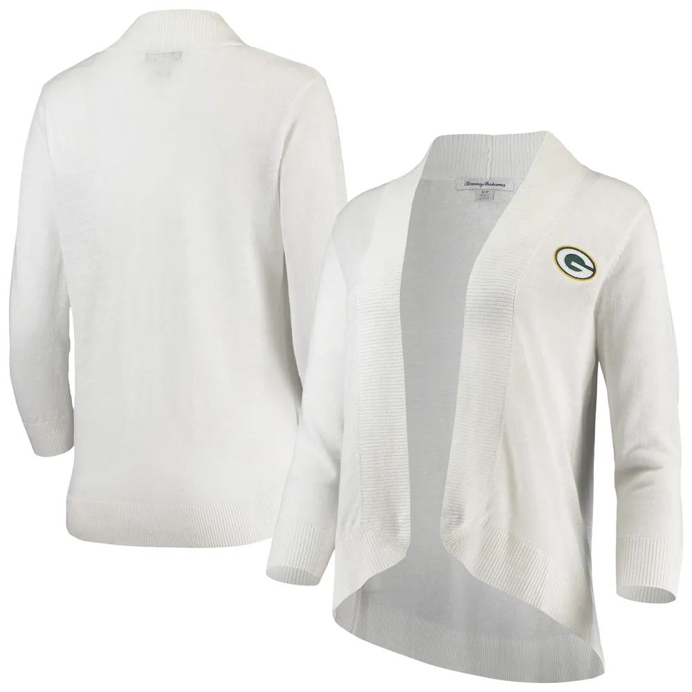 Lids Green Bay Packers Tommy Bahama Women's Lea Open Cardigan