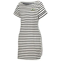 Women's Tommy Bahama White Green Bay Packers Tri-Blend Jovanna Striped Dress