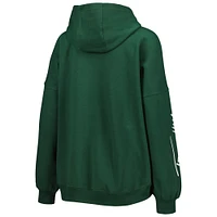 Women's Tommy Hilfiger Green Bay Packers Becca Drop Shoulder Pullover Hoodie