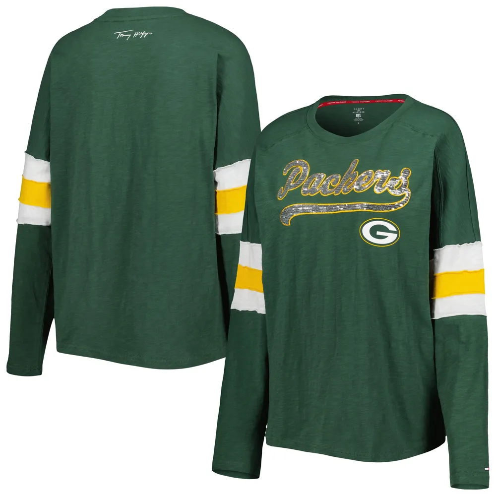 Lids Green Bay Packers Tommy Hilfiger Women's Justine Long Sleeve Tunic  T-Shirt
