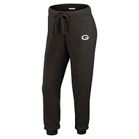 Women's WEAR by Erin Andrews  Cream Green Bay Packers Knitted Tri-Blend Long Sleeve T-Shirt & Pants Lounge Set