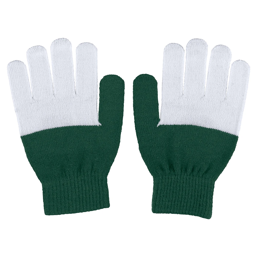 Women's WEAR by Erin Andrews Green Bay Packers Color-Block Gloves