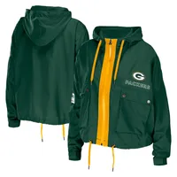 Lids Green Bay Packers WEAR by Erin Andrews Women's Hoodie Dress