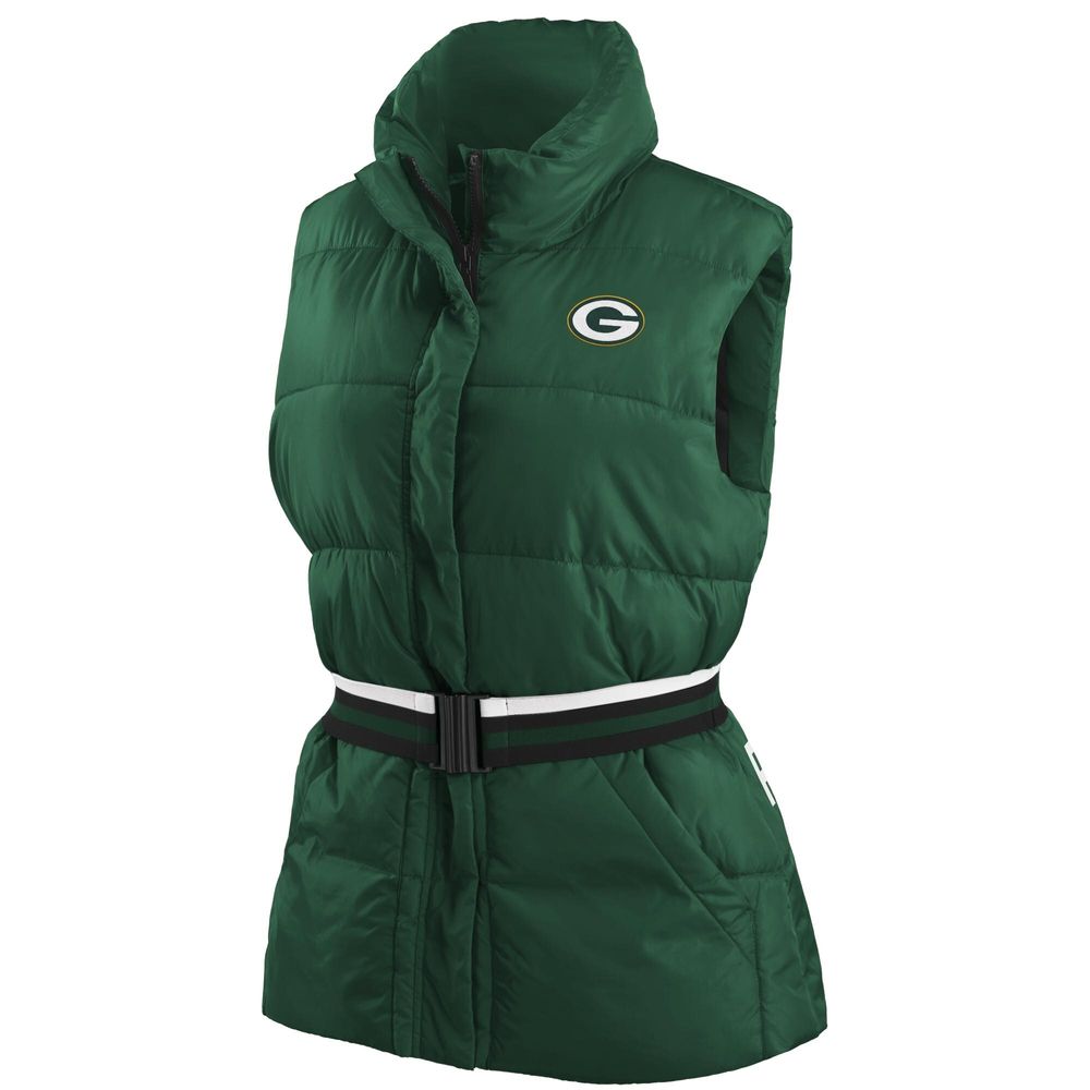 Women's WEAR by Erin Andrews Green Green Bay Packers Full-Zip