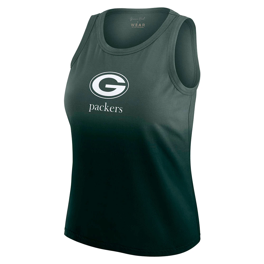 Women's WEAR by Erin Andrews x Gracie Hunt Green Bay Packers Ombre Tank Top