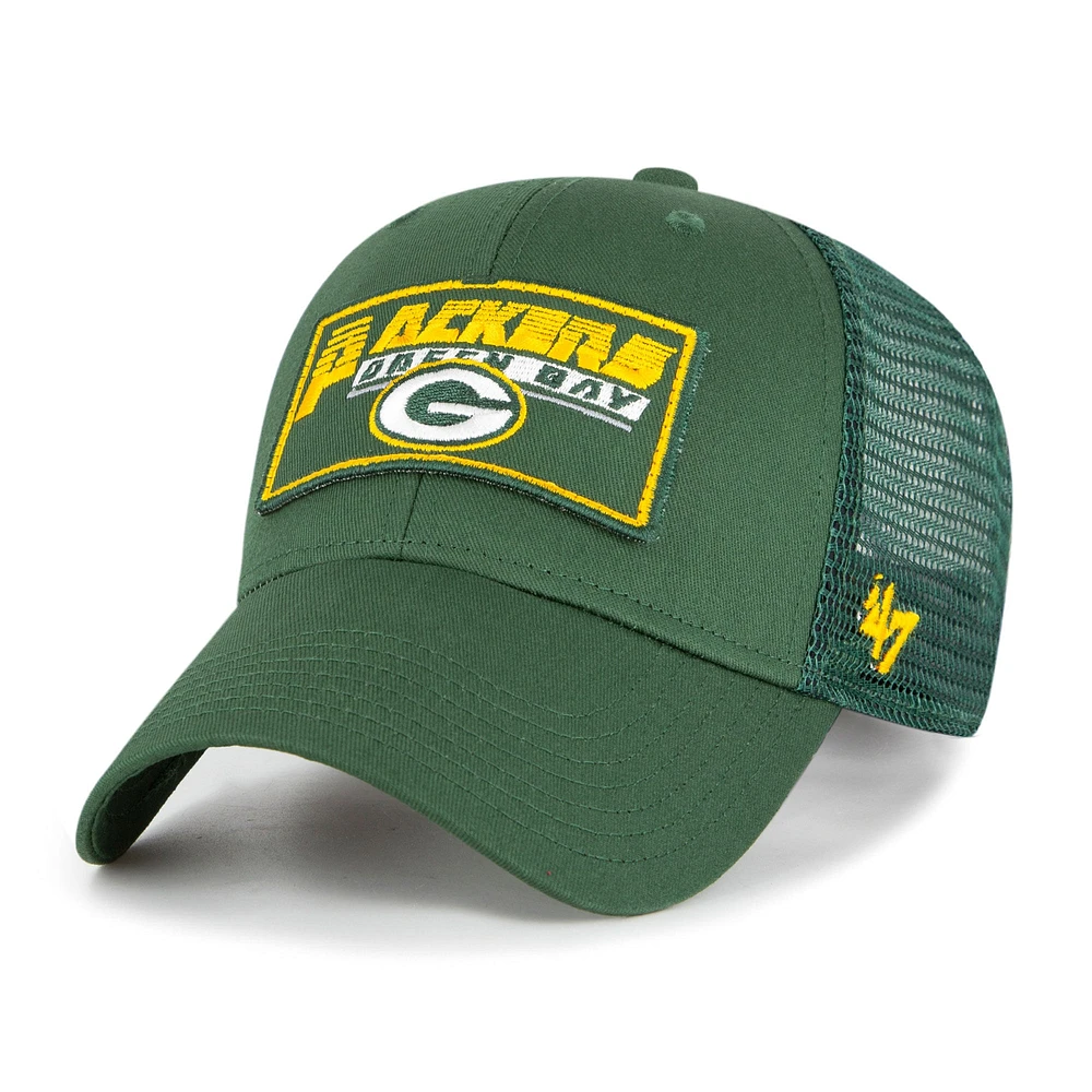 Casquette ajustable Green Bay Packers Levee MVP Trucker '47 pour jeune