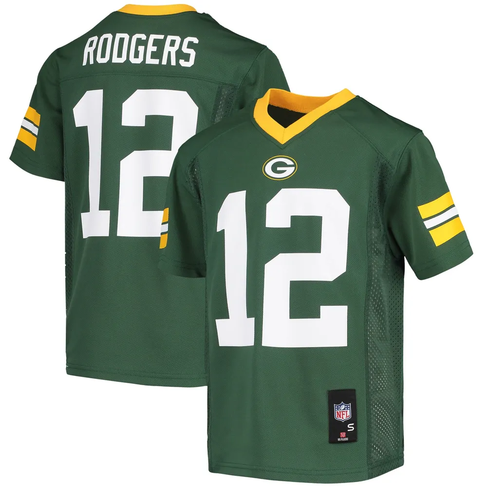 Maillot de joueur réplique des Packers Green Bay pour jeunes Aaron Rodgers