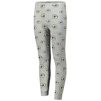 Youth Green Bay Packers Long Sleeve T-Shirt and Pants Sleep Set