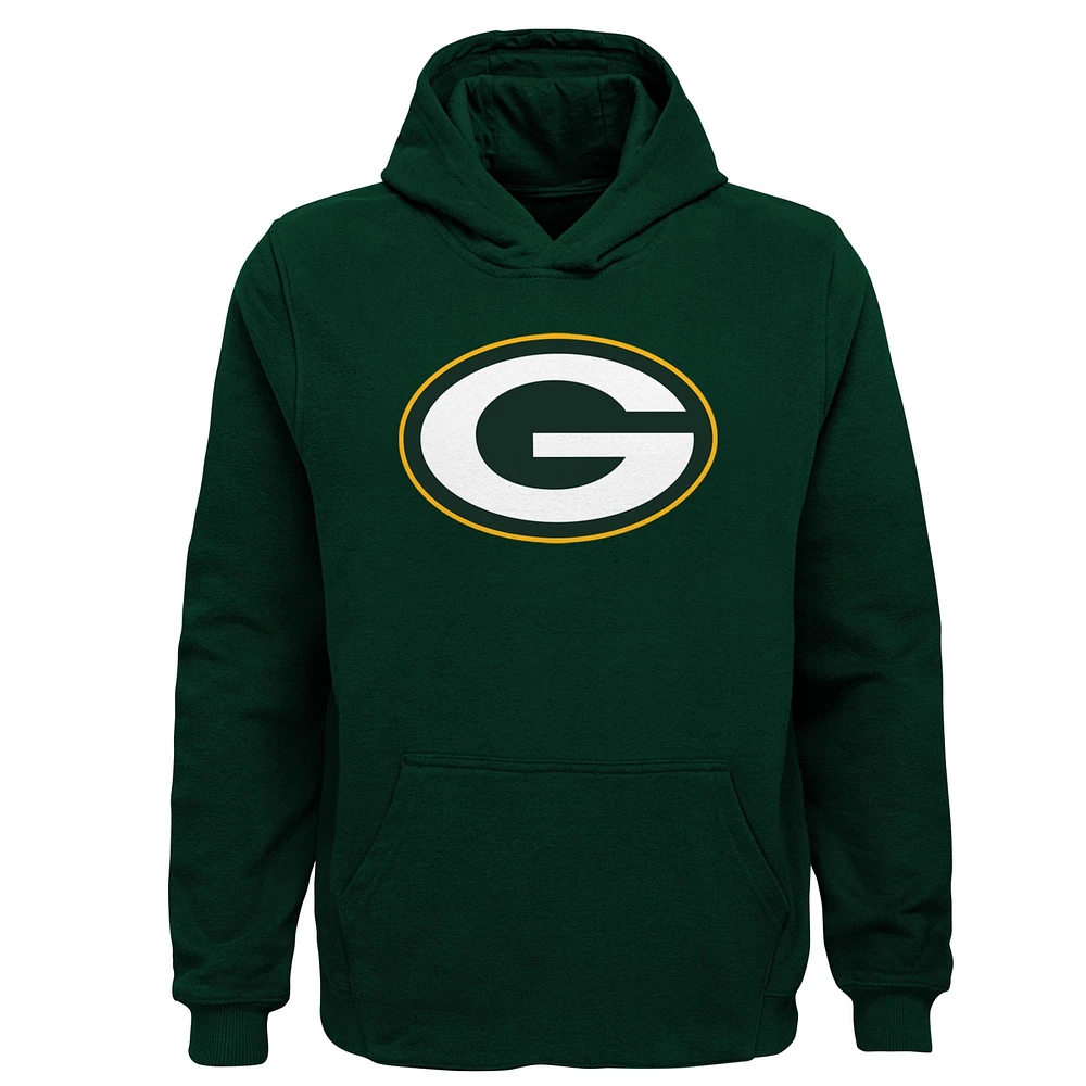 Youth Green Bay Packers Team Logo Pullover Hoodie