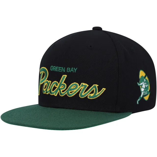 Green Bay Packers Mitchell & Ness Youth Throwback Precurve Snapback Hat -  Green