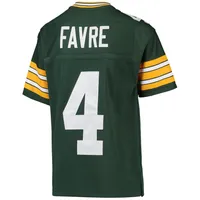 Brett Favre Green Bay Packers Mitchell & Ness Youth 1996 Retired Player  Legacy Jersey - Green