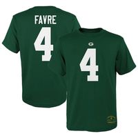 Brett Favre Green Bay Packers Mitchell & Ness Youth Retired Retro Player  Name & Number T-Shirt - Green