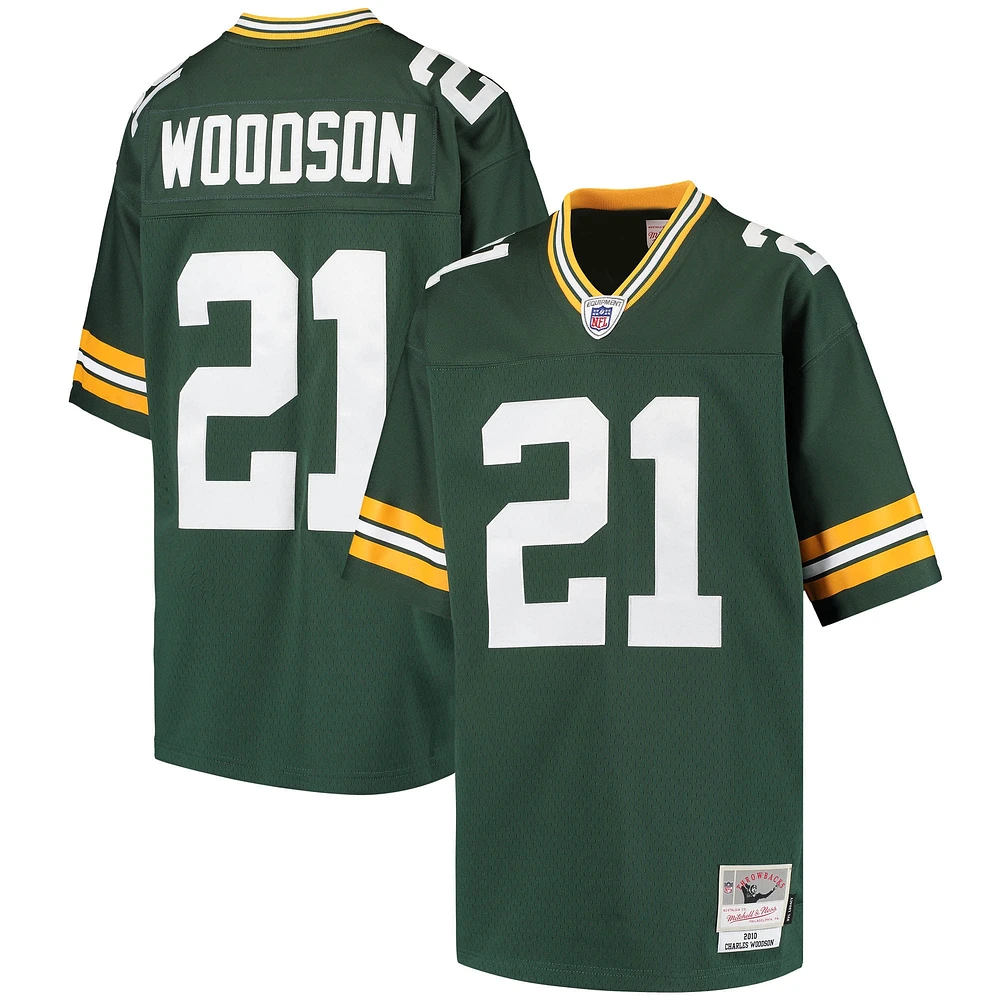 Youth Mitchell & Ness Charles Woodson Green Bay Packers Retired Player Legacy Jersey