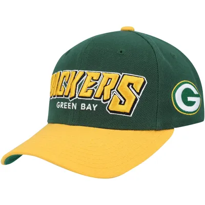 Mitchell & Ness Youth Black Green Bay Packers Xl Logo Cuffed Knit