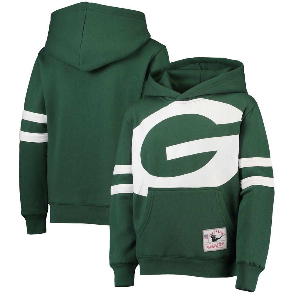 Green Bay Packers Play Maker Pullover Fleece Hoodie - Youth