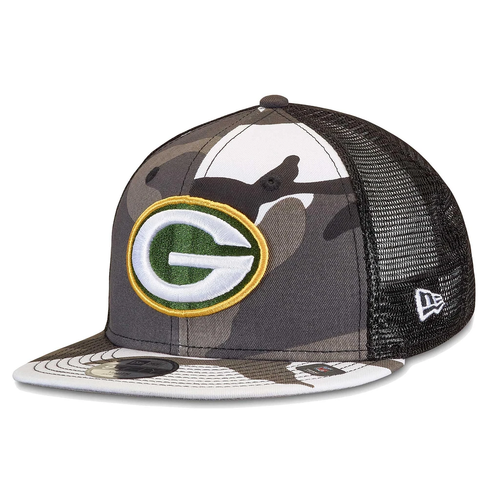 Casquette Snapback 9FIFTY Snapback pour jeunes Green Bay Packers camouflage/noir New Era