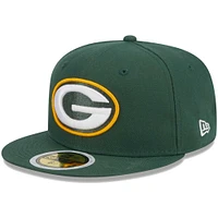 Youth New Era Green Bay Packers  Main 59FIFTY Fitted Hat