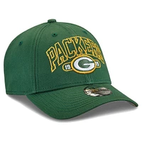 Youth New Era Green Green Bay Packers Outline 9FORTY Adjustable Hat