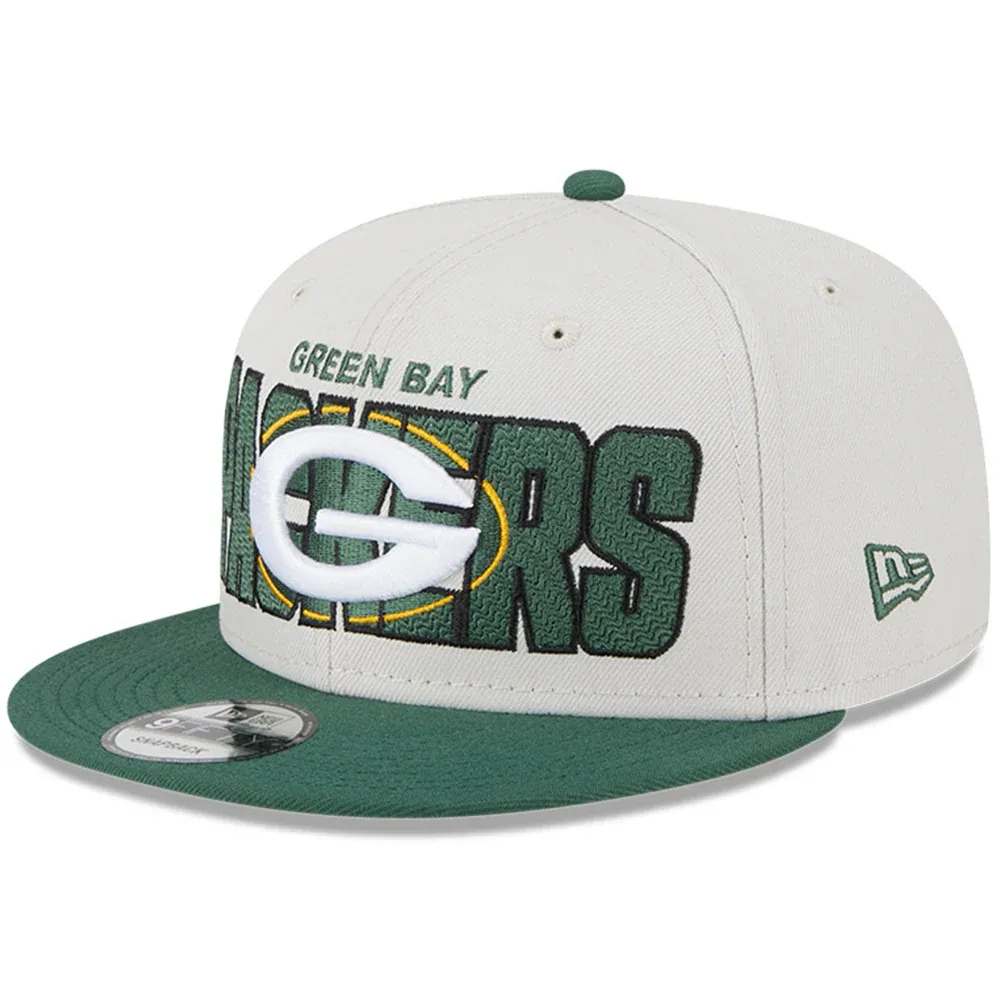 New Era Youth New Era Stone/Green Green Bay Packers 2023 NFL Draft 9FIFTY  Snapback Adjustable Hat