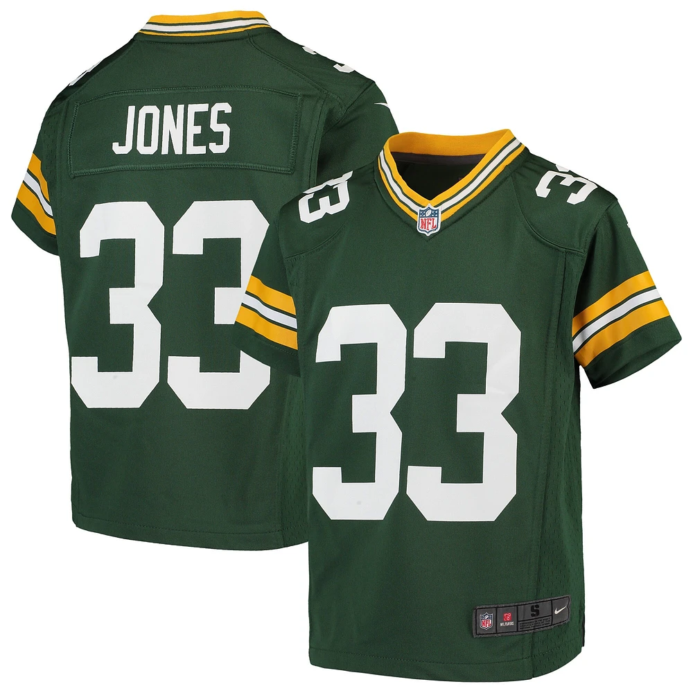 Aaron Jones Green Bay Packers Nike Youth Game Jersey - Vert