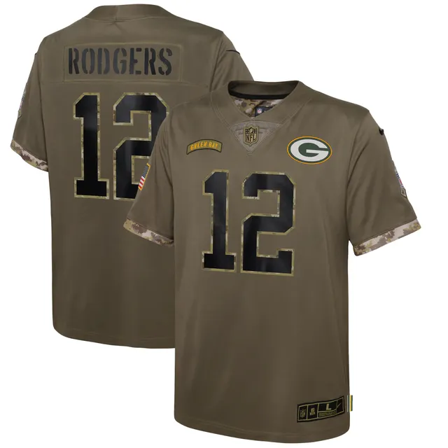 Aaron Donald Los Angeles Rams Nike Youth 2021 Salute To Service Game Jersey  - Olive