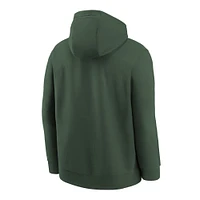 Youth Nike Green Bay Packers Club Fleece Logo Pullover Hoodie