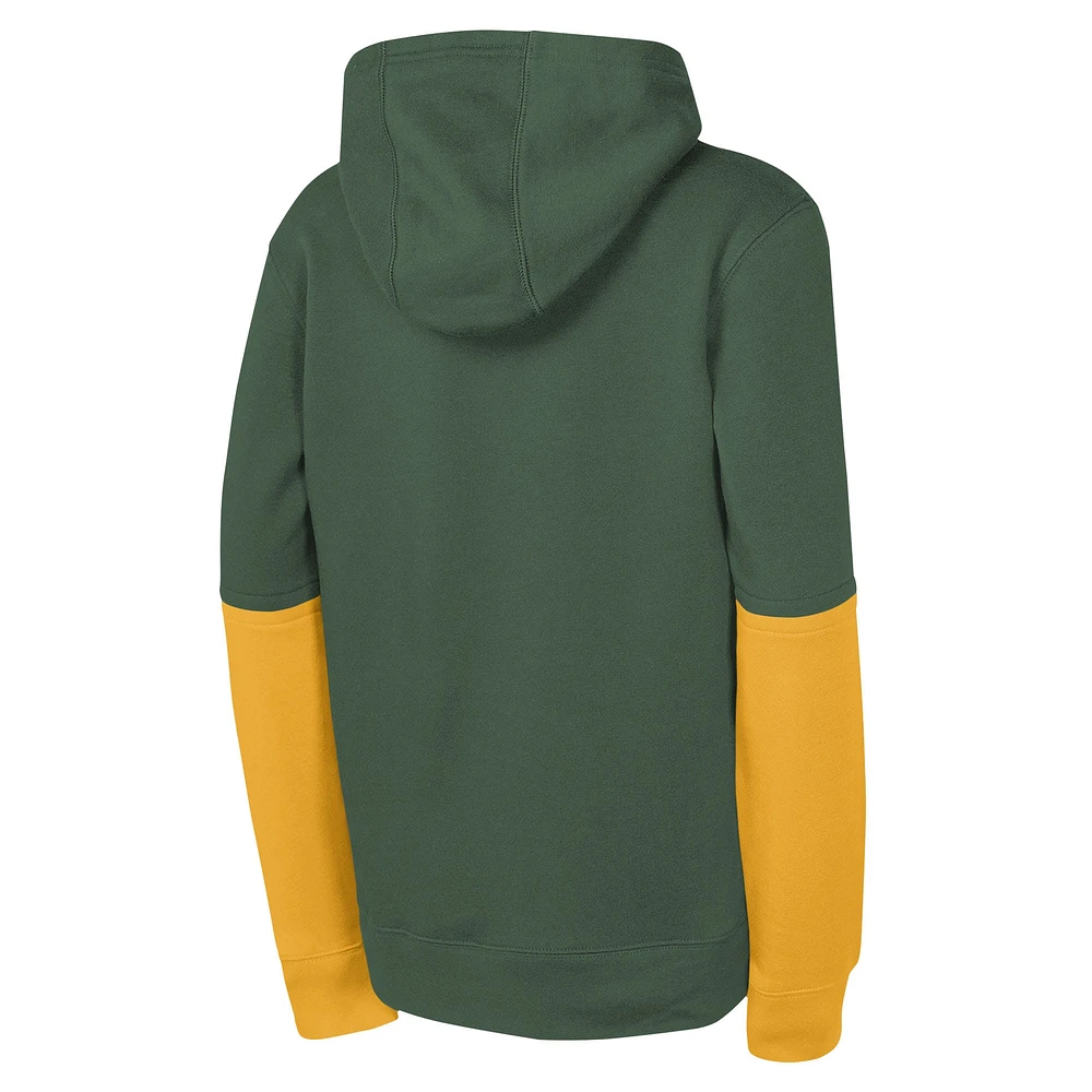 Youth Nike Green Bay Packers Club Pullover Hoodie