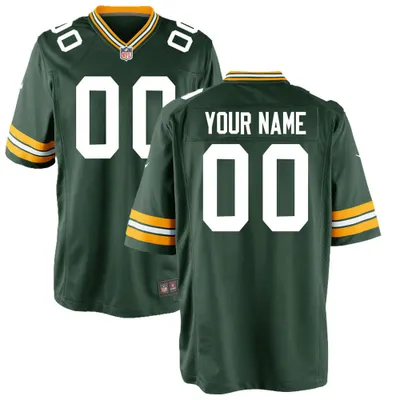 Packers Nike Custom Away Game Jersey 2XL White