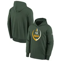 Lids Green Bay Packers Nike Youth Icon Performance Pullover Hoodie