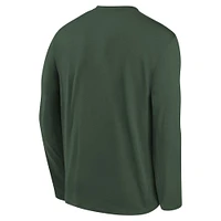 Youth Nike Green Bay Packers Legend Icon Long Sleeve T-Shirt