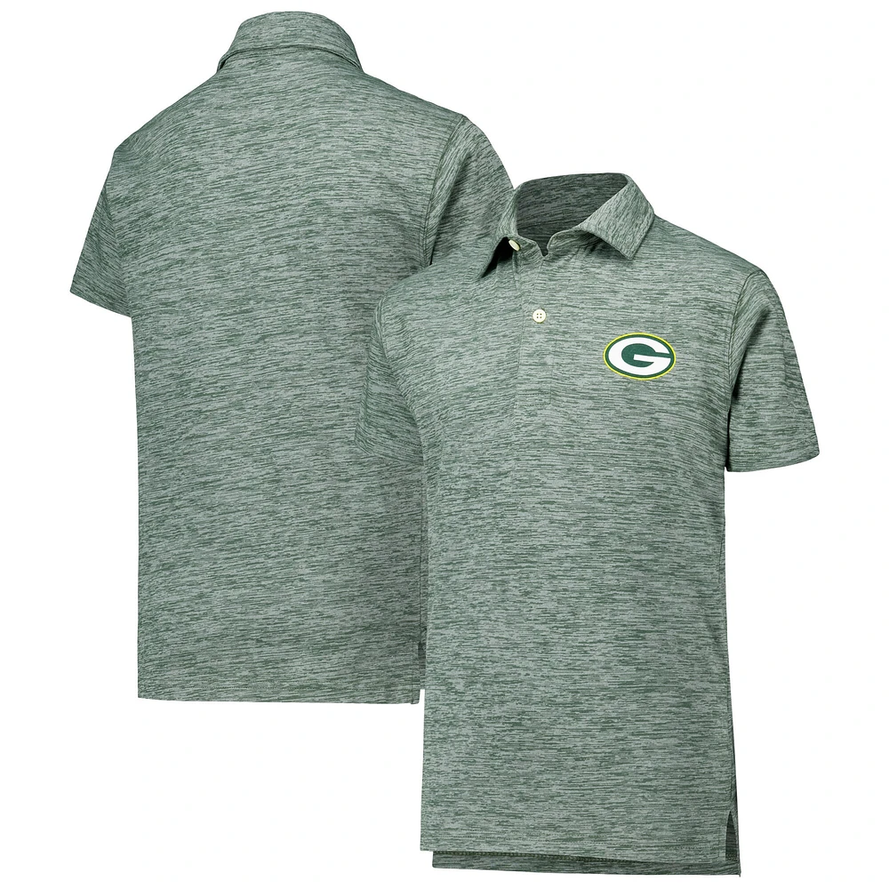 Polo en fil nuageux pour jeunes Wes & Willy Green Bay Packers