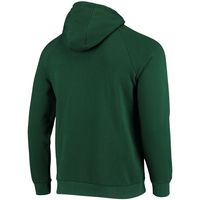 Men's Under Armour Green Greensboro Grasshoppers All Day Raglan Fleece Pullover Hoodie