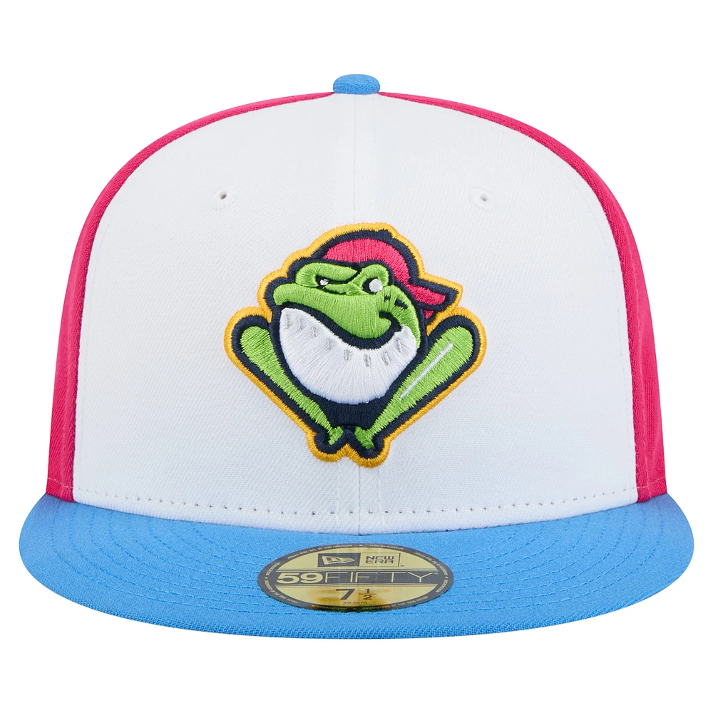 Men's New Era White Greenville Drive Copa de la Diversión 59FIFTY Fitted Hat