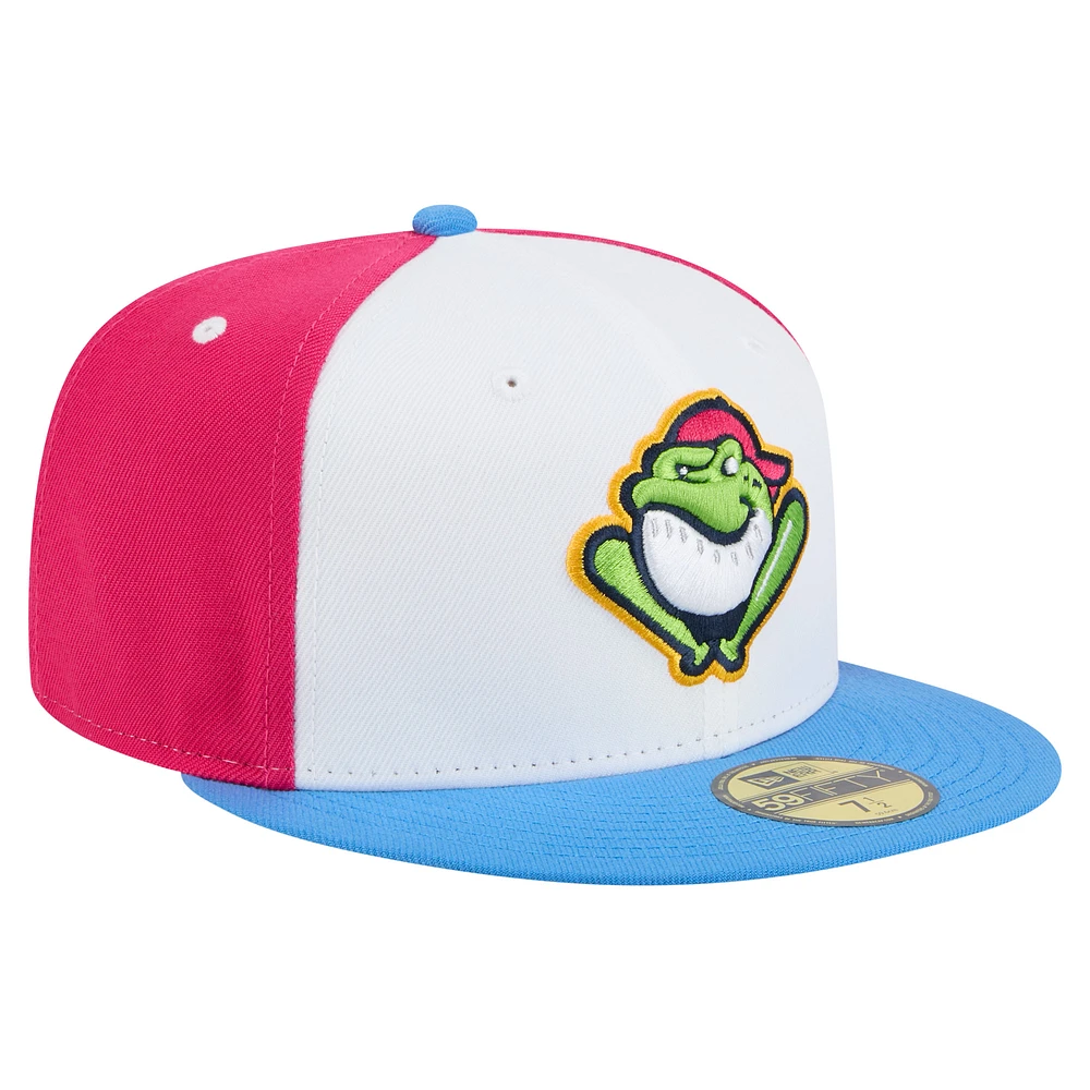 Men's New Era White Greenville Drive Copa de la Diversión 59FIFTY Fitted Hat