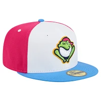Men's New Era White Greenville Drive Copa de la Diversión 59FIFTY Fitted Hat
