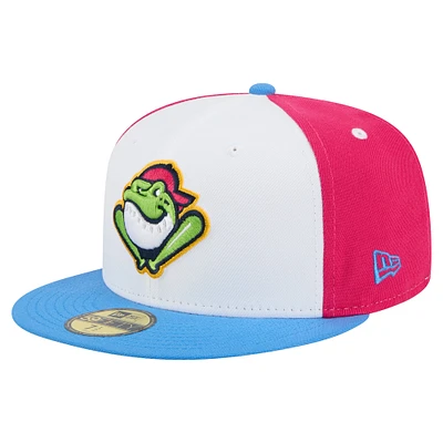 Men's New Era White Greenville Drive Copa de la Diversión 59FIFTY Fitted Hat
