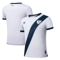 Maillot Umbro blanc pour homme, réplique domicile 2025 de l'équipe nationale du Guatemala