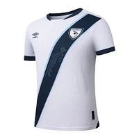Maillot Umbro blanc pour homme, réplique domicile 2025 de l'équipe nationale du Guatemala