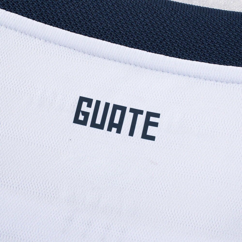 Maillot Umbro blanc pour homme, réplique domicile 2025 de l'équipe nationale du Guatemala
