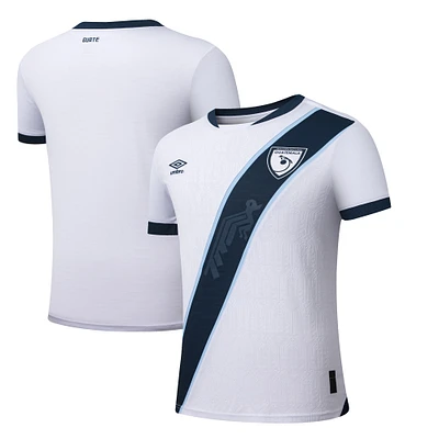 Maillot Umbro blanc pour homme, réplique domicile 2025 de l'équipe nationale du Guatemala