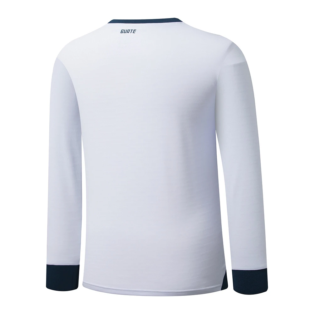 Men's Umbro White Guatemala National Team 2025 Home Replica Long Sleeve Jersey
