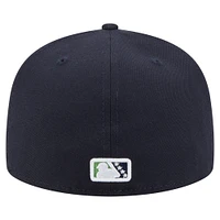 Men's New Era  Navy Gwinnett Stripers Authentic Collection 59FIFTY Fitted Hat