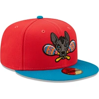 Men's New Era Red/Blue Xolos De Gwinnett Copa La Diversion 59FIFTY Fitted Hat