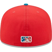 Men's New Era Red/Blue Xolos De Gwinnett Copa La Diversion 59FIFTY Fitted Hat