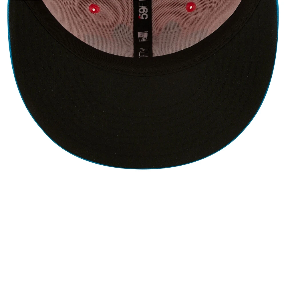Men's New Era Red/Blue Xolos De Gwinnett Copa La Diversion 59FIFTY Fitted Hat