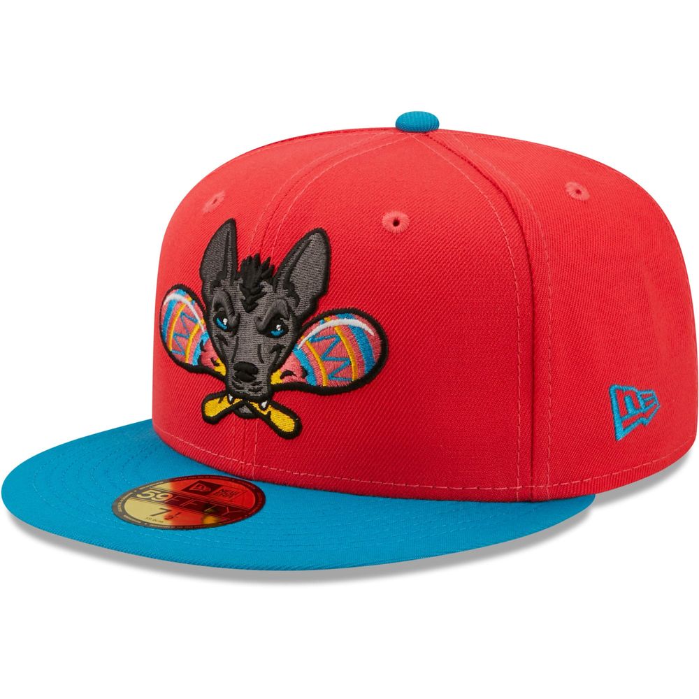 Men's New Era Red/Blue Xolos De Gwinnett Copa La Diversion 59FIFTY Fitted Hat