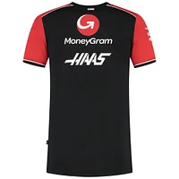 Men's Haas F1 Black Team Fitted T-Shirt