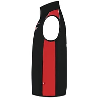 Men's Haas F1 Black Team Gilet Lightweight Full-Zip Vest