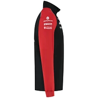 Men's Haas F1 Black Team Quarter-Zip Sweatshirt
