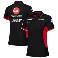 Women's  Black Haas F1 Team Fitted Polo